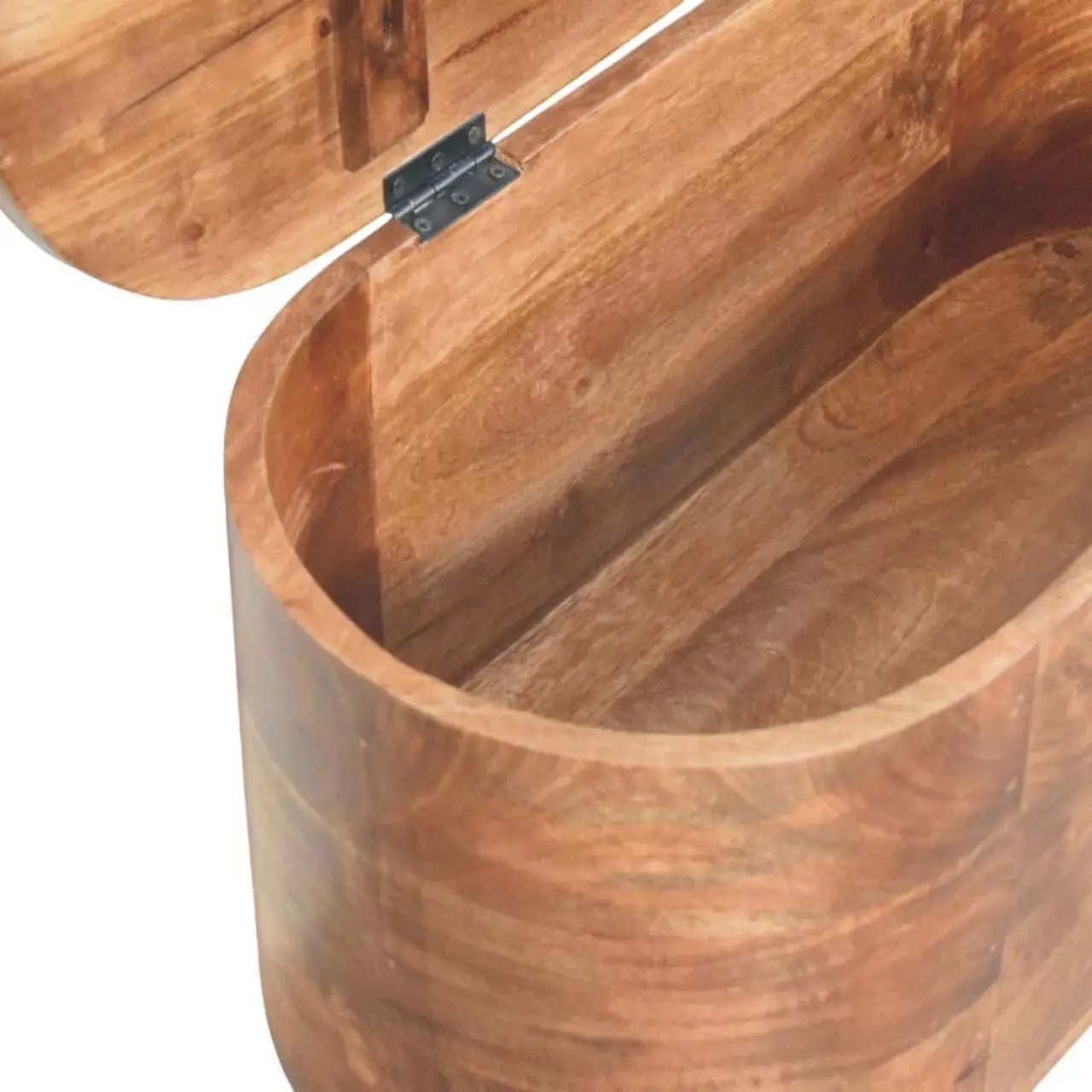 Solid Wood Curva Storage Trunk by HouseOfZazla