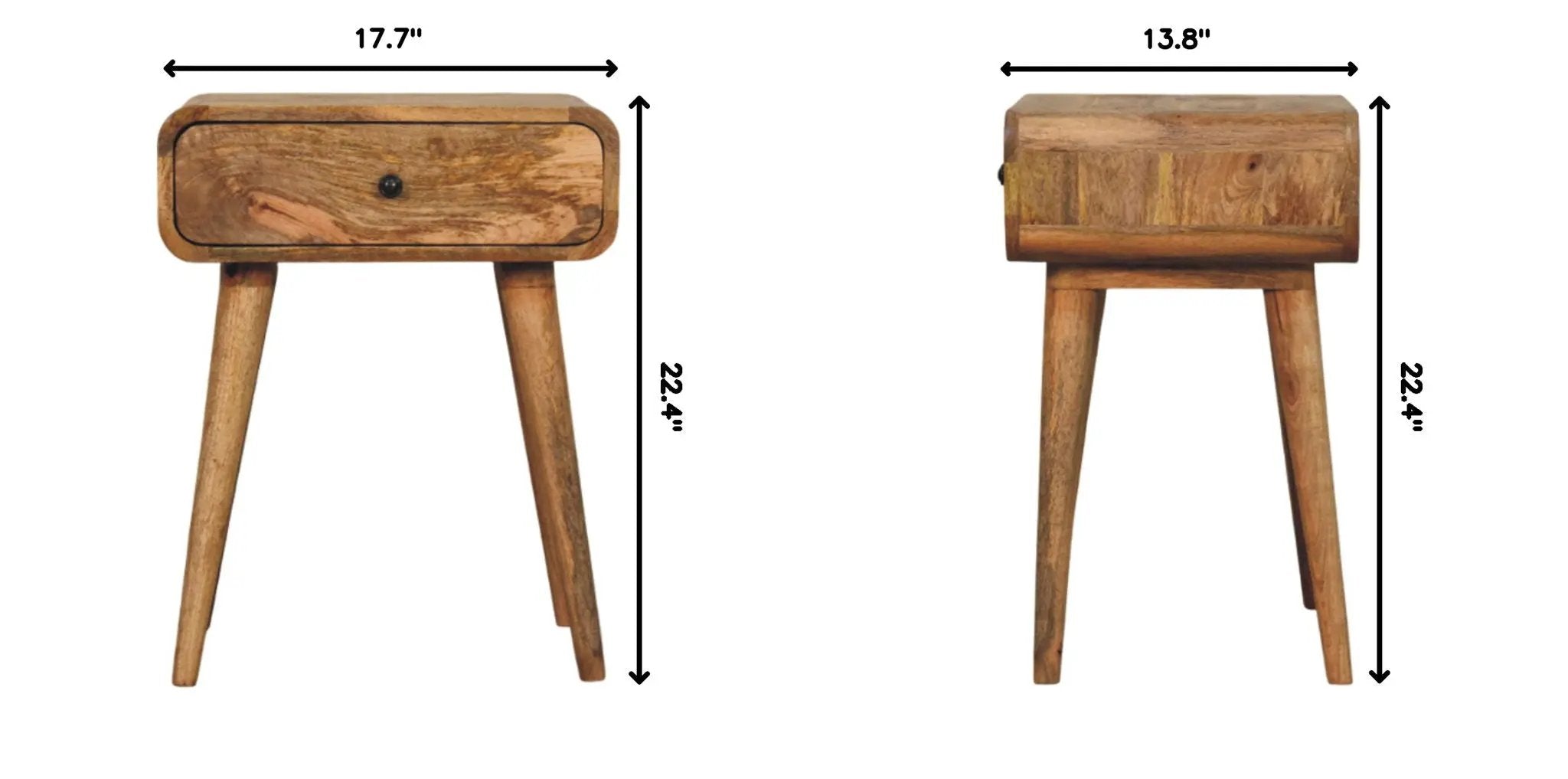 Avora - Nightstand With 1 Drawer by HouseOfZazla
