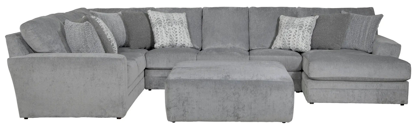 Glacier - Sectional With Cocktail Ottoman by Unique Piece Furniture