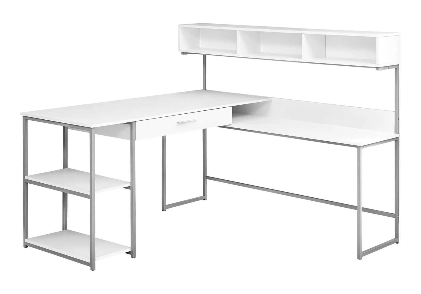 Computer Desk, Home Office, Corner, Storage Drawers, L Shape, Laptop, Contemporary & Modern by Unique Piece Furniture