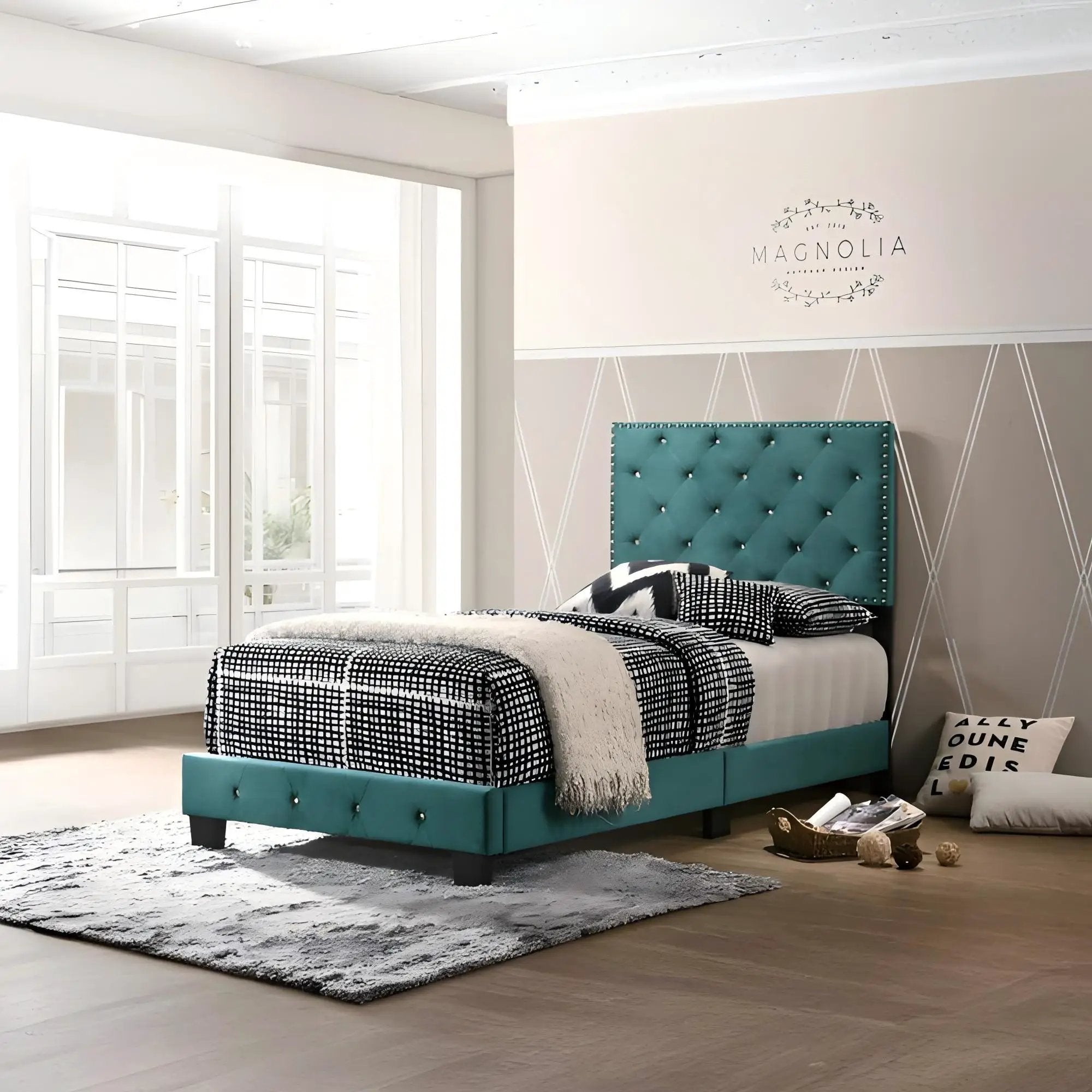 Luxurious Upholstered Bed by Unique Piece Furniture