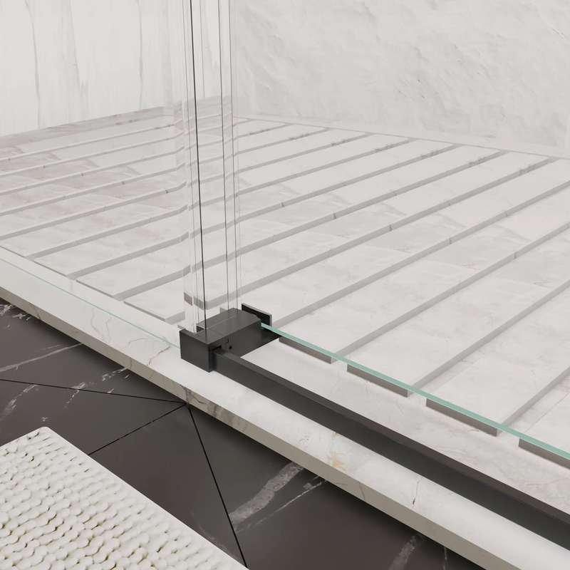 56-60"W x 76"H Frameless Sliding Shower Door with Premium Tempered Glass by HouseOfZazla