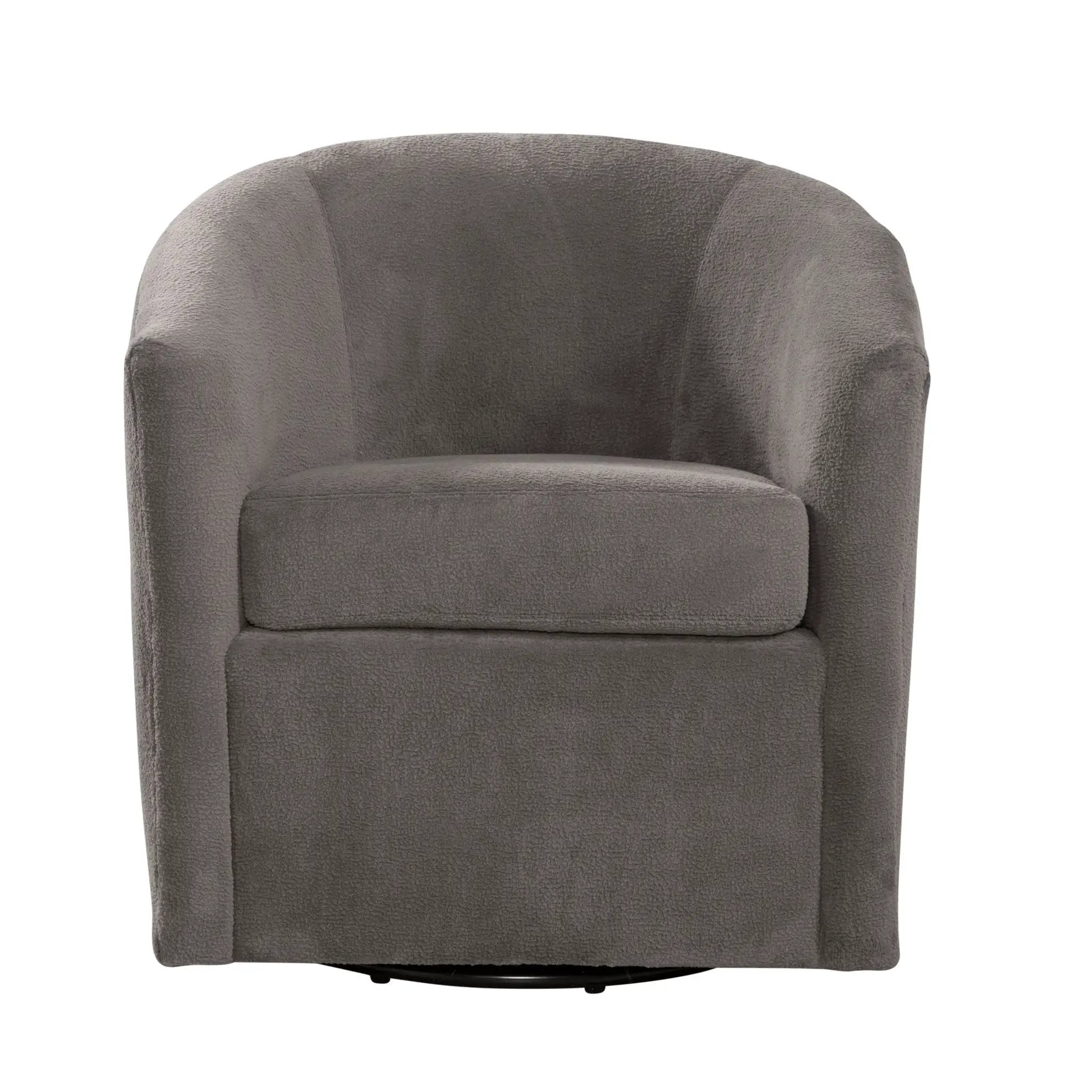 Oaklynn - Barrel Style Swivel Accent Chair by HouseOfZazla