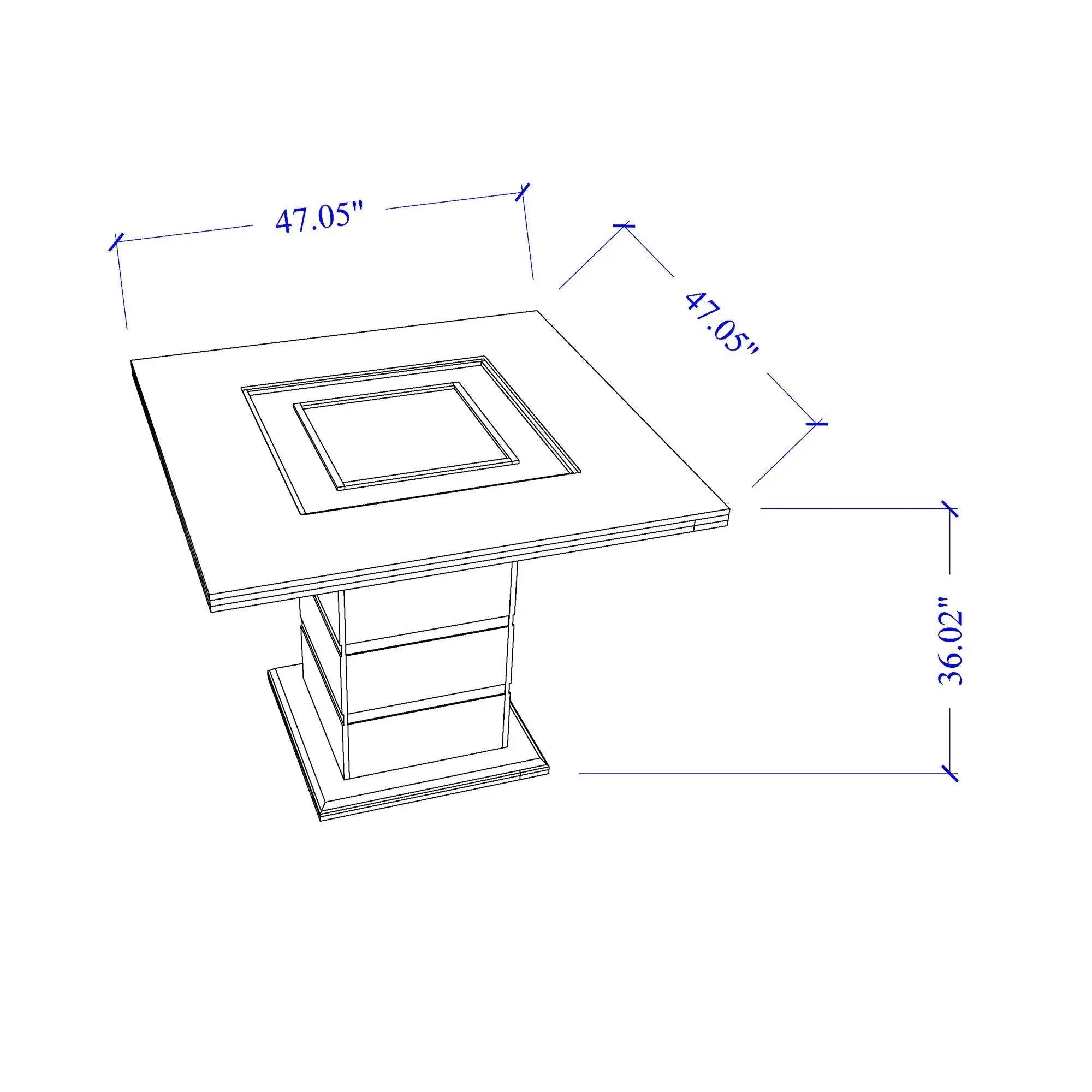 Ariya - 5 Pieces Bar Table And Bar Stool Set by Unique Piece Furniture