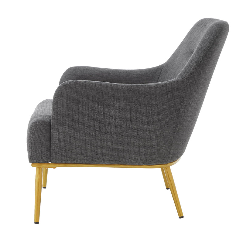 Modern Elegance Accent Chair With Curved Backrest by HouseOfZazla