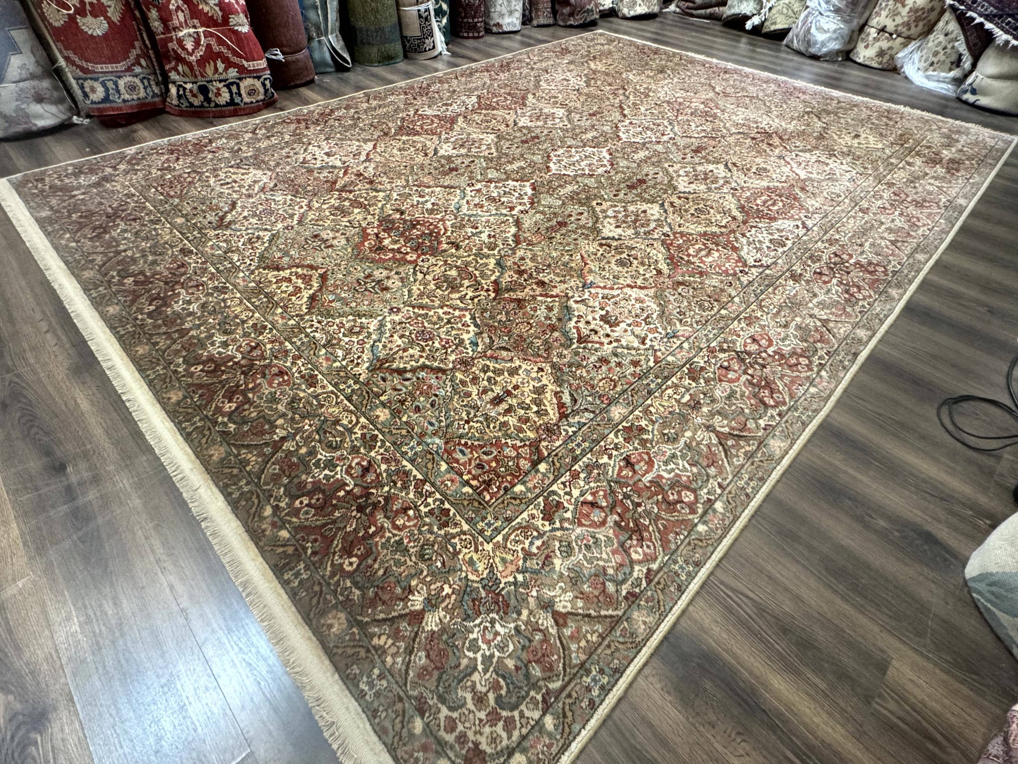 10x14 Karastan Empress Kirman Rug #700/719, Vintage Wool Discontinued Karastan by Jewel Rugs