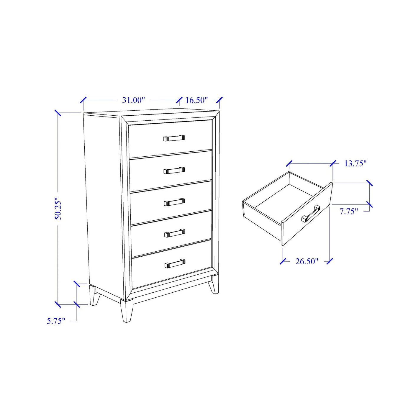 Mirage - Chest by Unique Piece Furniture