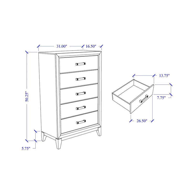 Mirage - 5 Piece Bedroom Set