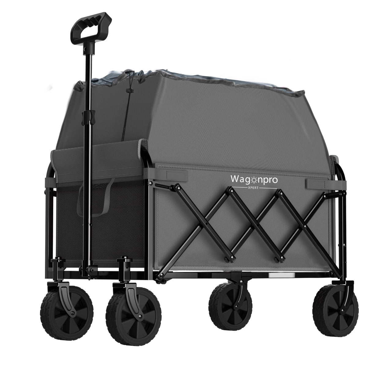 Expandable Dual-Layer Utility Wagon with Extra Space, photo 8 of 10