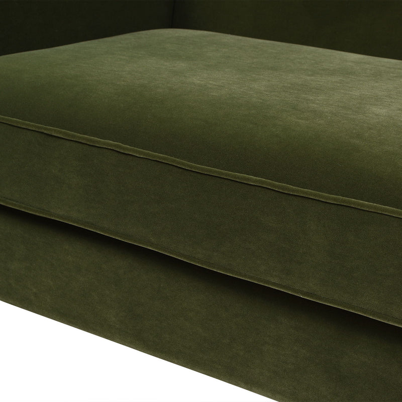 Green Camel Back Small Space Sofa with Performance Upholstery, photo 14 of 14