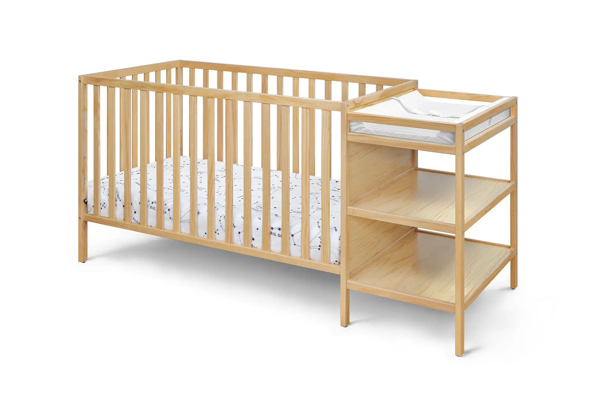 Palmer - 3-in-1 Convertible Crib / Changer Combo by HouseOfZazla