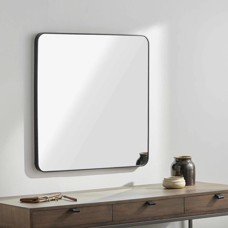 Ockenfels Rustic Oval Golden Accent Mirror by Boutique Rugs