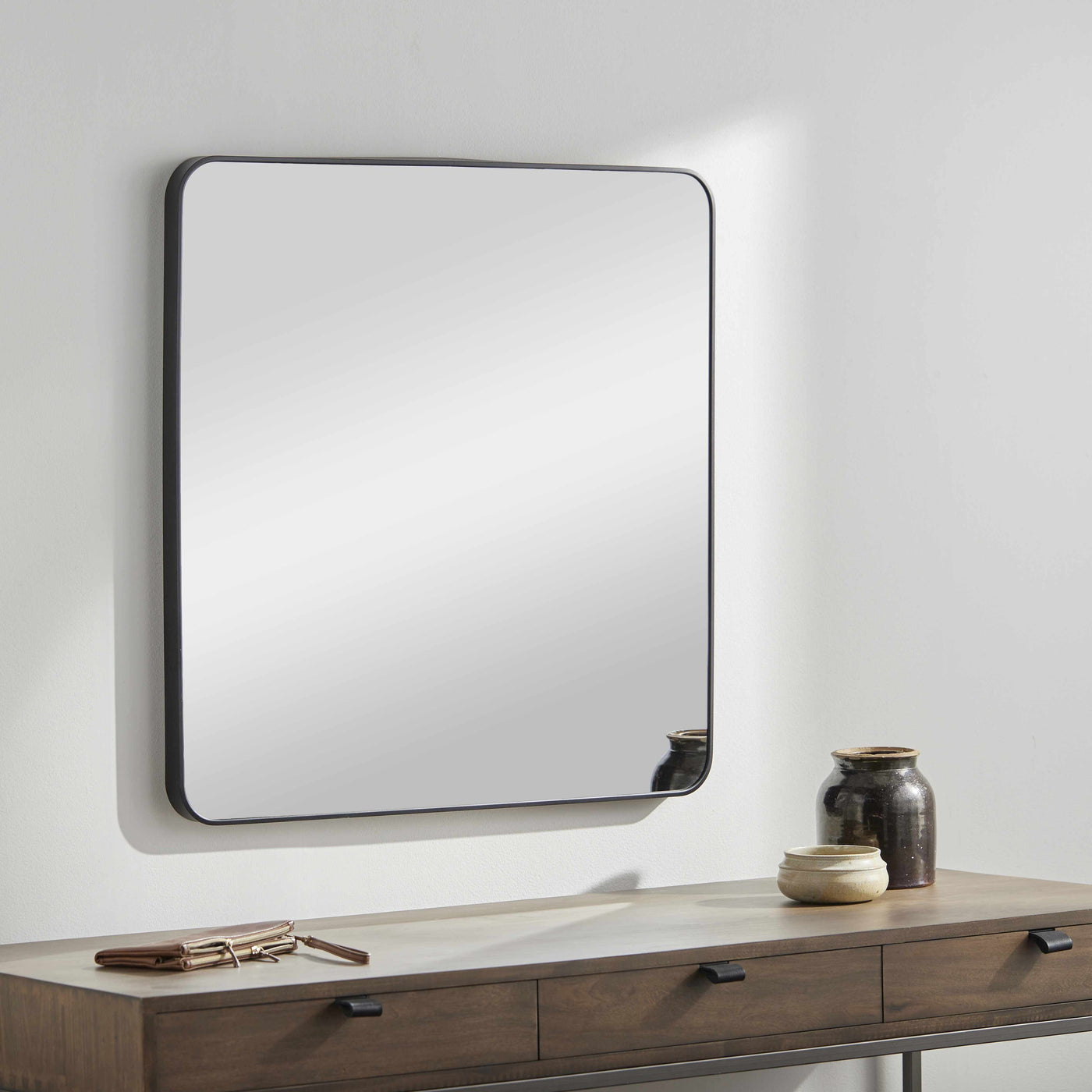 Ockenfels Rustic Oval Golden Accent Mirror by Boutique Rugs