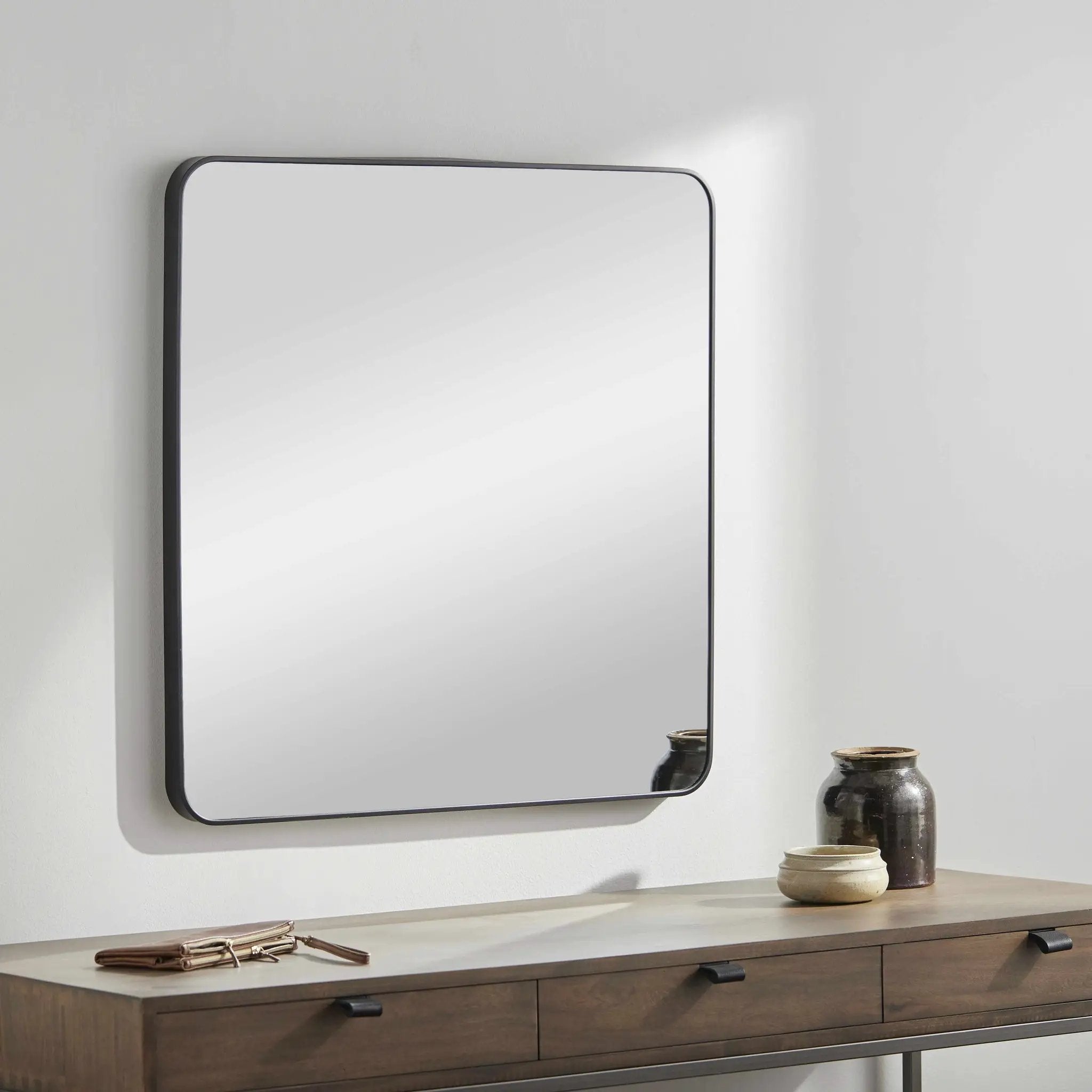 Ockenfels Rustic Oval Golden Accent Mirror by Boutique Rugs