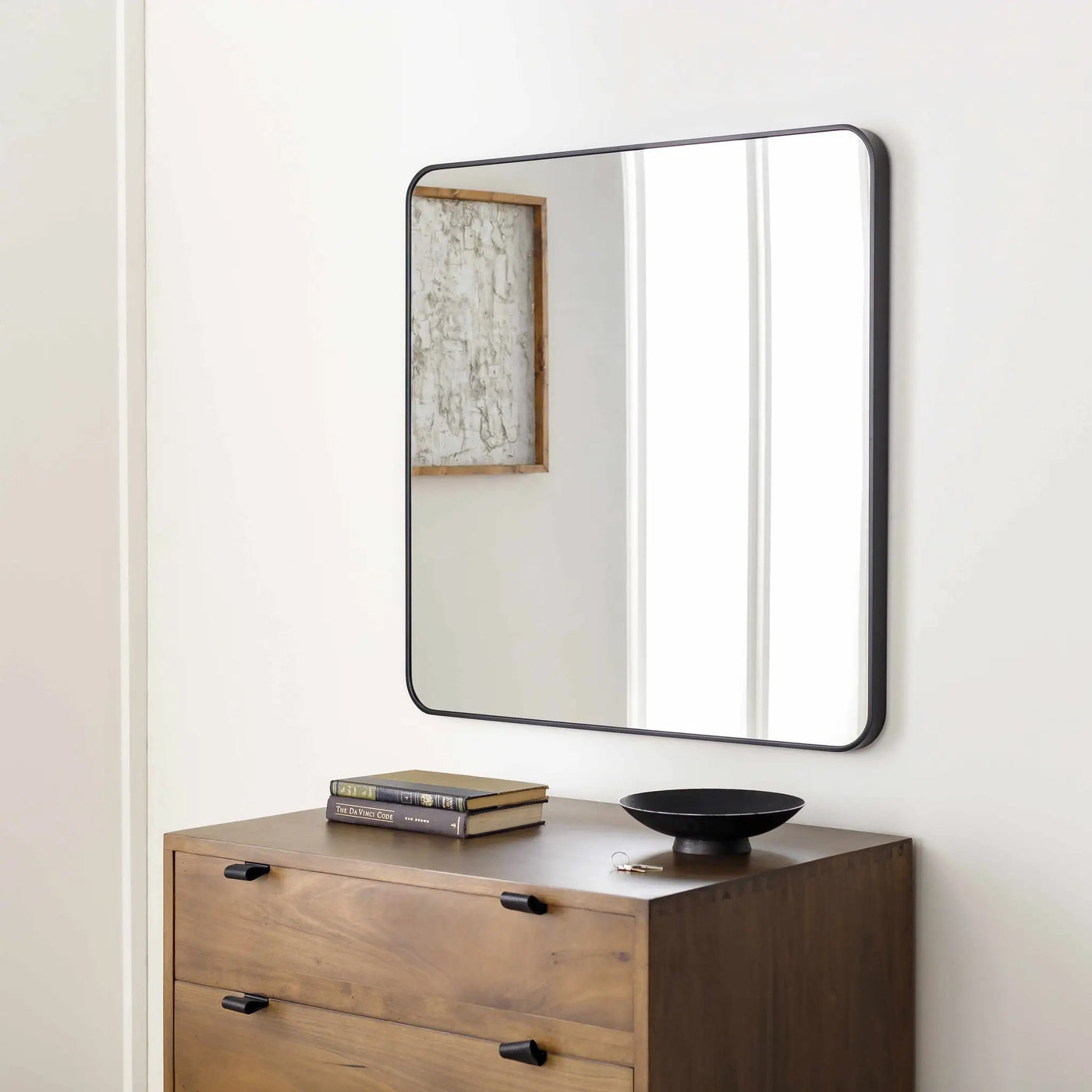 Ockenfels Rustic Oval Golden Accent Mirror by Boutique Rugs