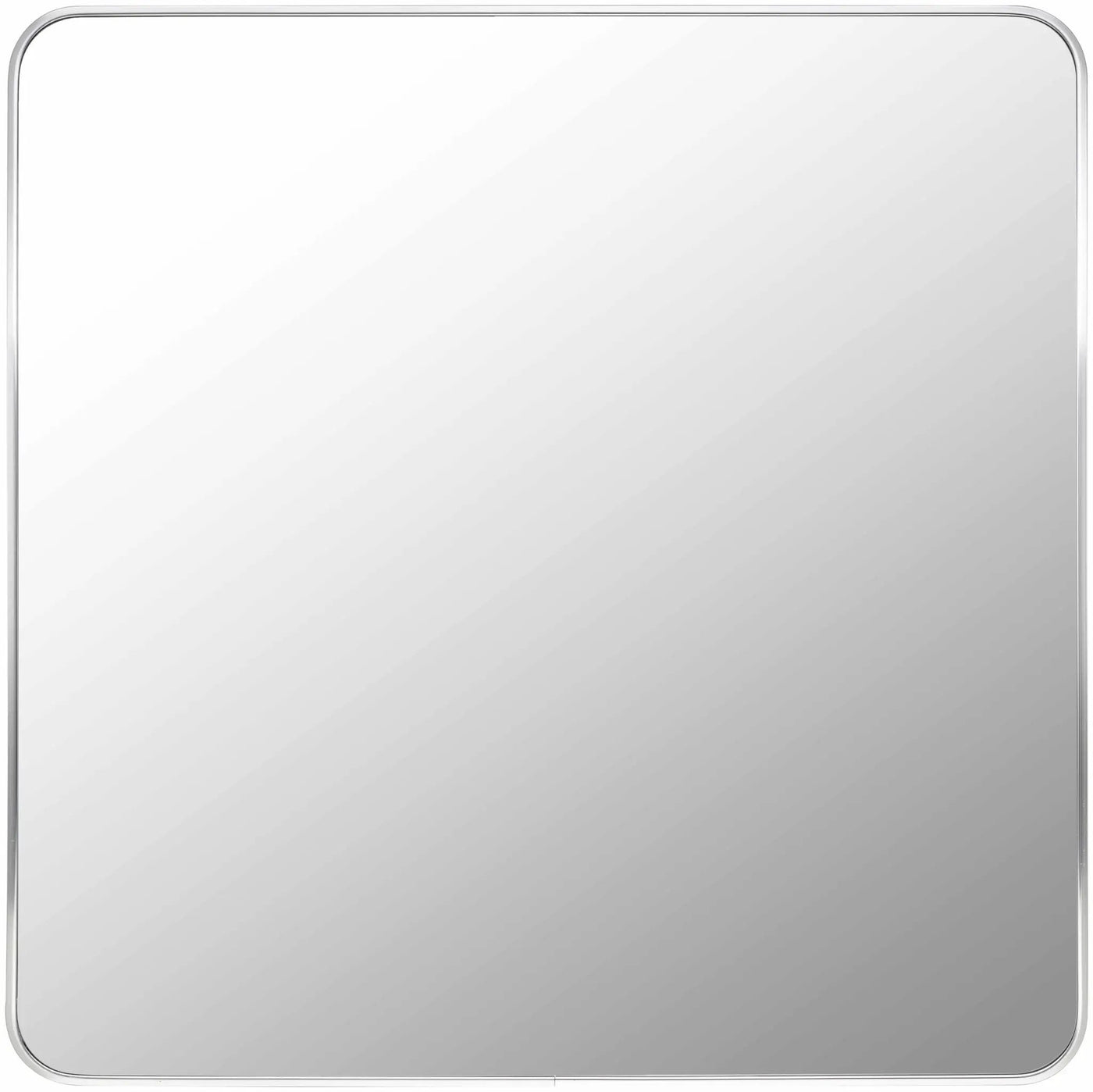 Ockenfels Modern Arched Silver Gray Wall Mirror by Boutique Rugs