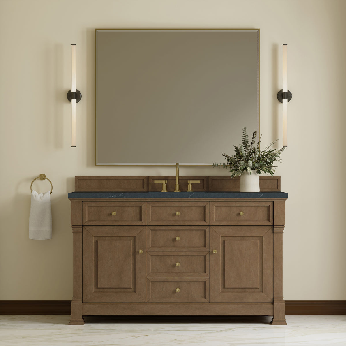James Martin Brookfield 60" Single Bathroom Vanity, Pecan, view 24
