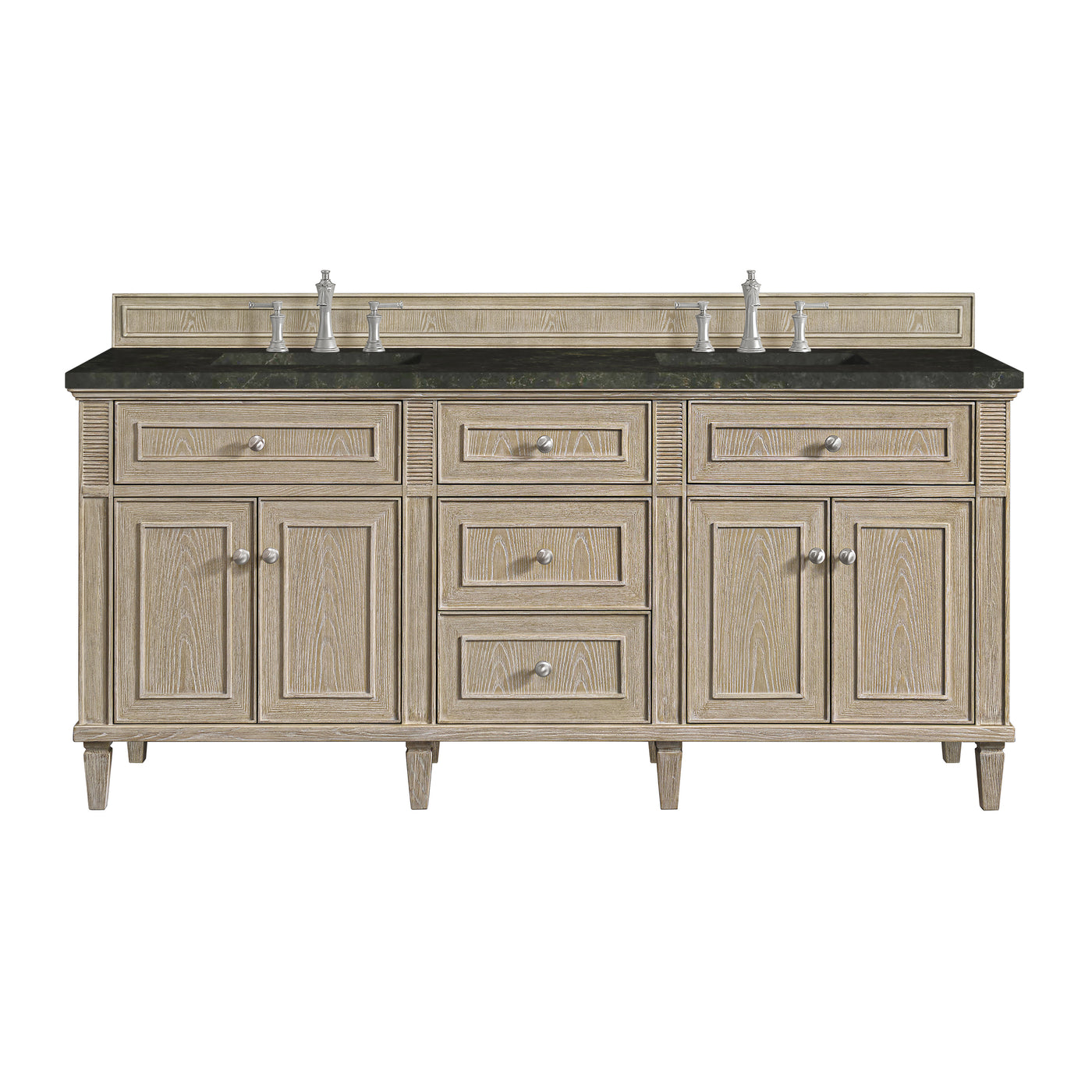 James Martin Lorelai 72" Double Bathroom Vanity, Whitewashed Oak by James Martin