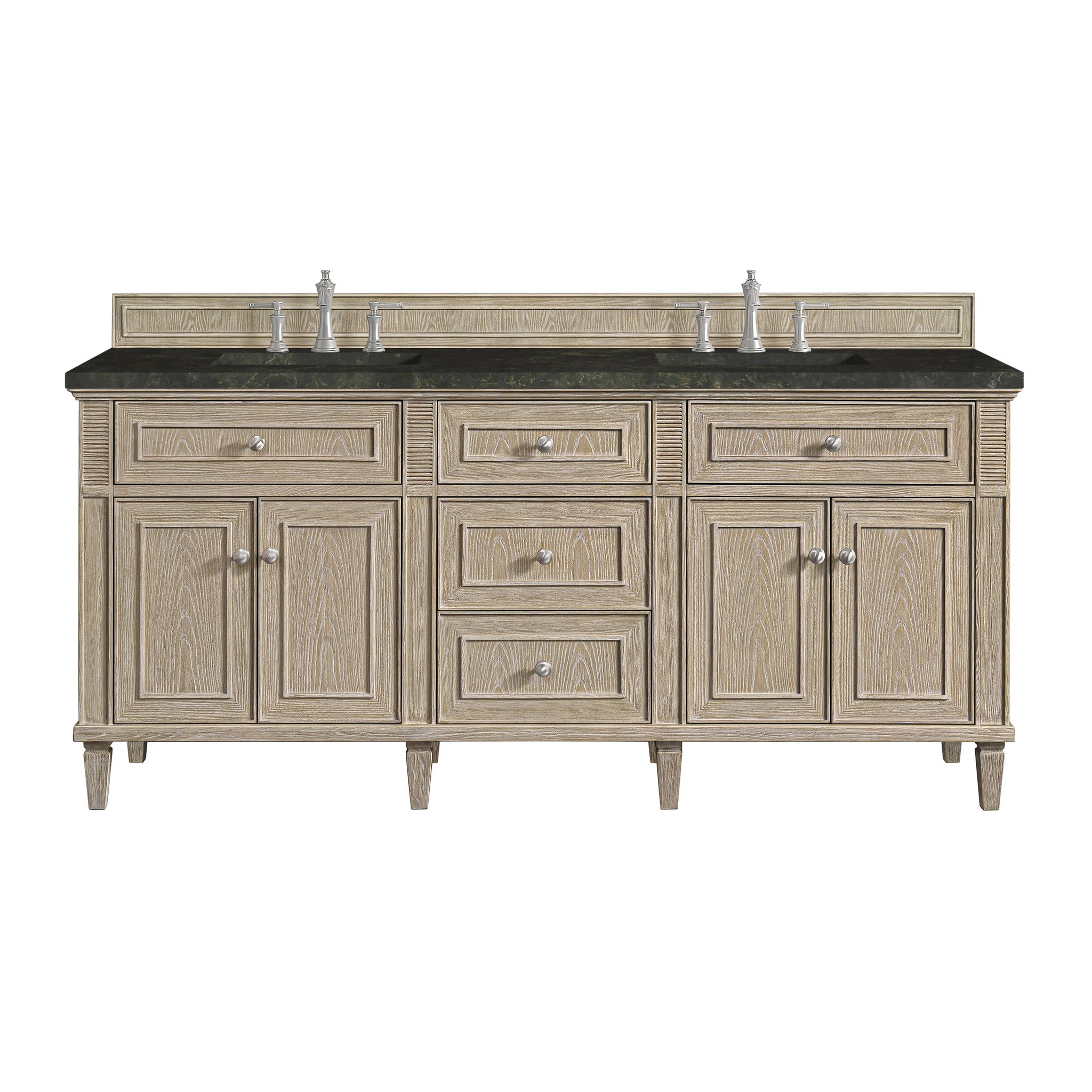 James Martin Lorelai 72" Double Bathroom Vanity, Whitewashed Oak by James Martin