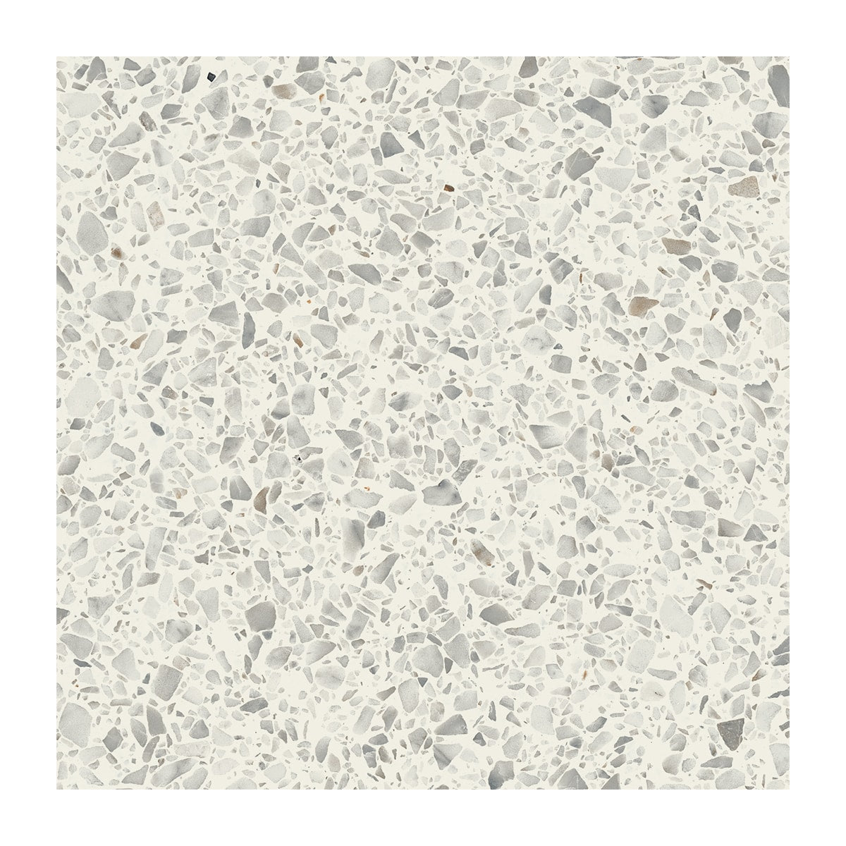 Diamond White Matte Terrazzo Look Porcelain Tiles 24x24 Porcelain Matte 24x24 Tiles