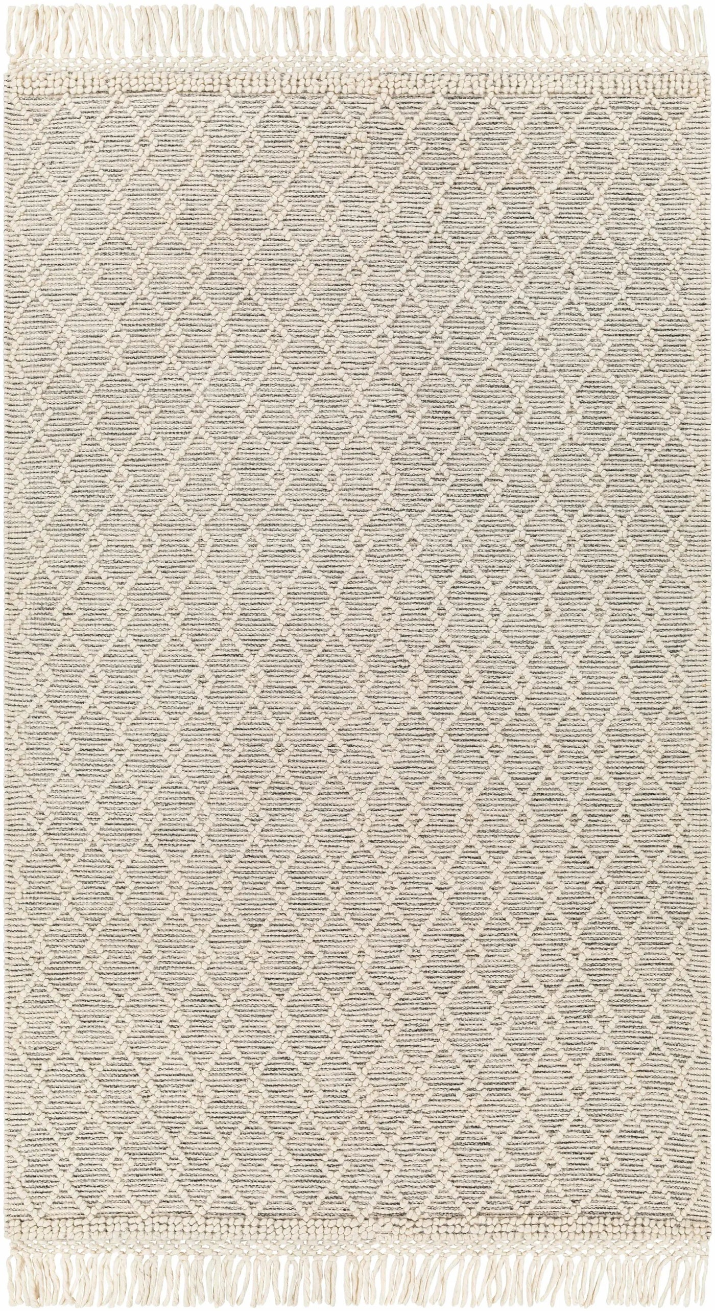 Diata Wool Rug with Tassels - Clearance by Boutique Rugs
