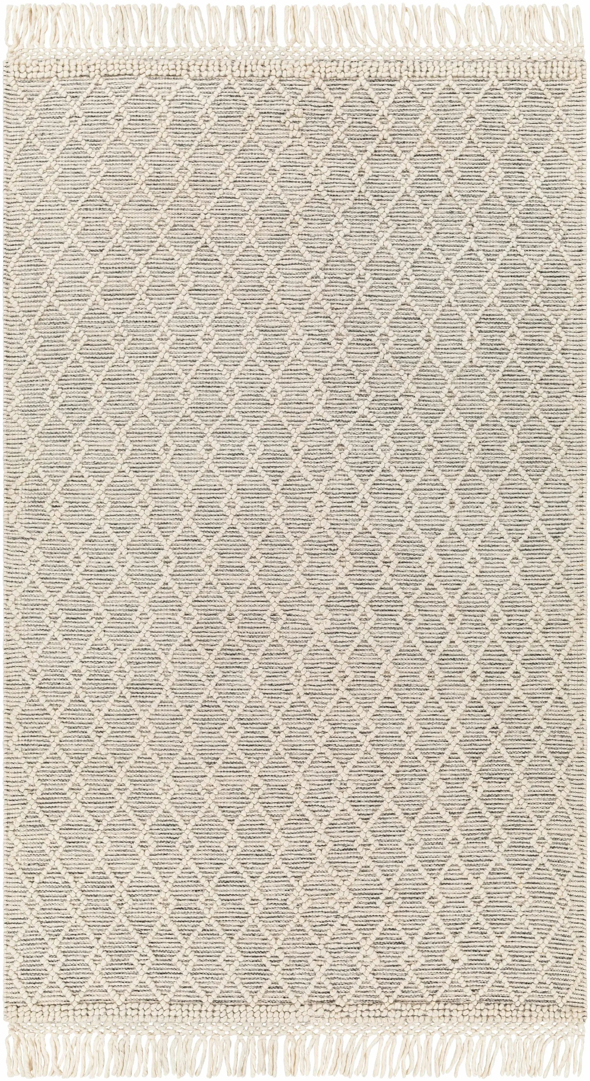 Diata Wool Rug with Tassels - Clearance by Boutique Rugs