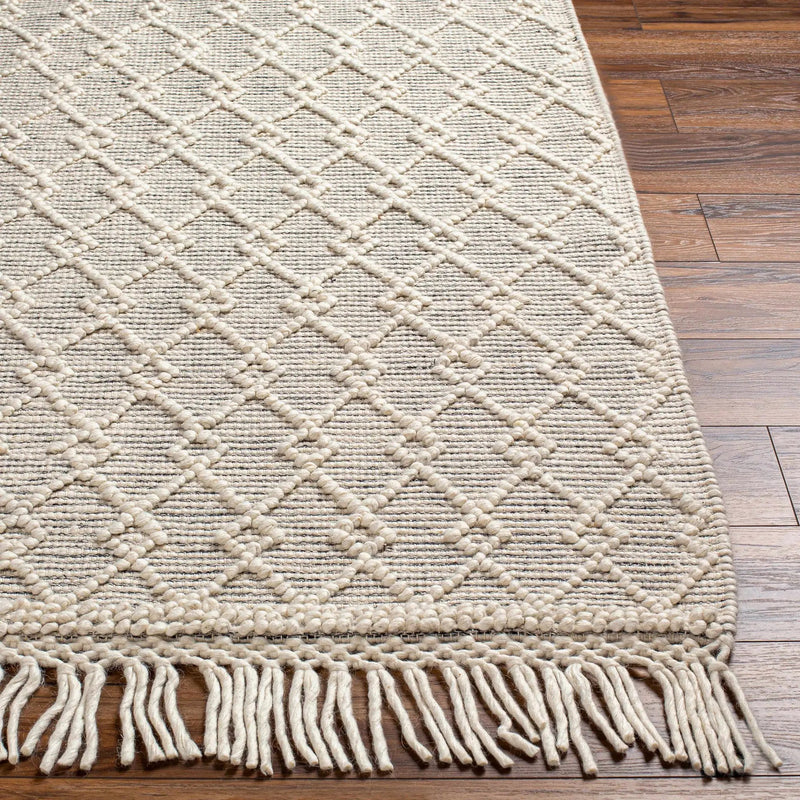 Diata Wool Rug with Tassels - Clearance by Boutique Rugs