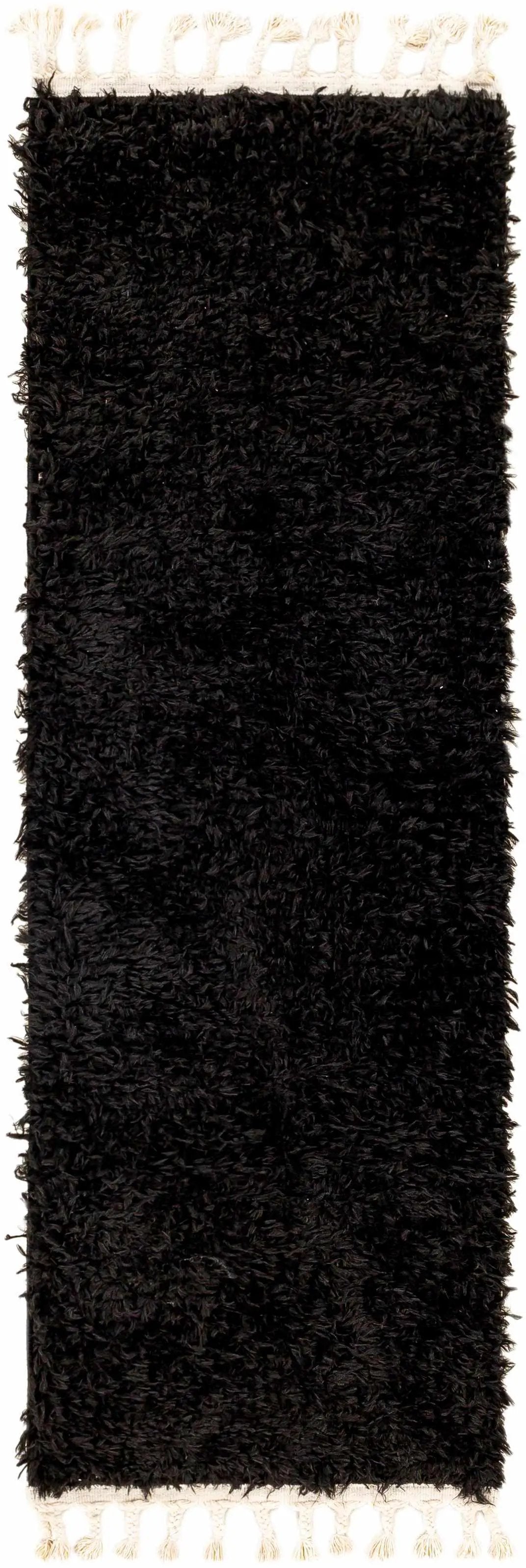 Mampurog Black Shag Rug - Clearance by Boutique Rugs
