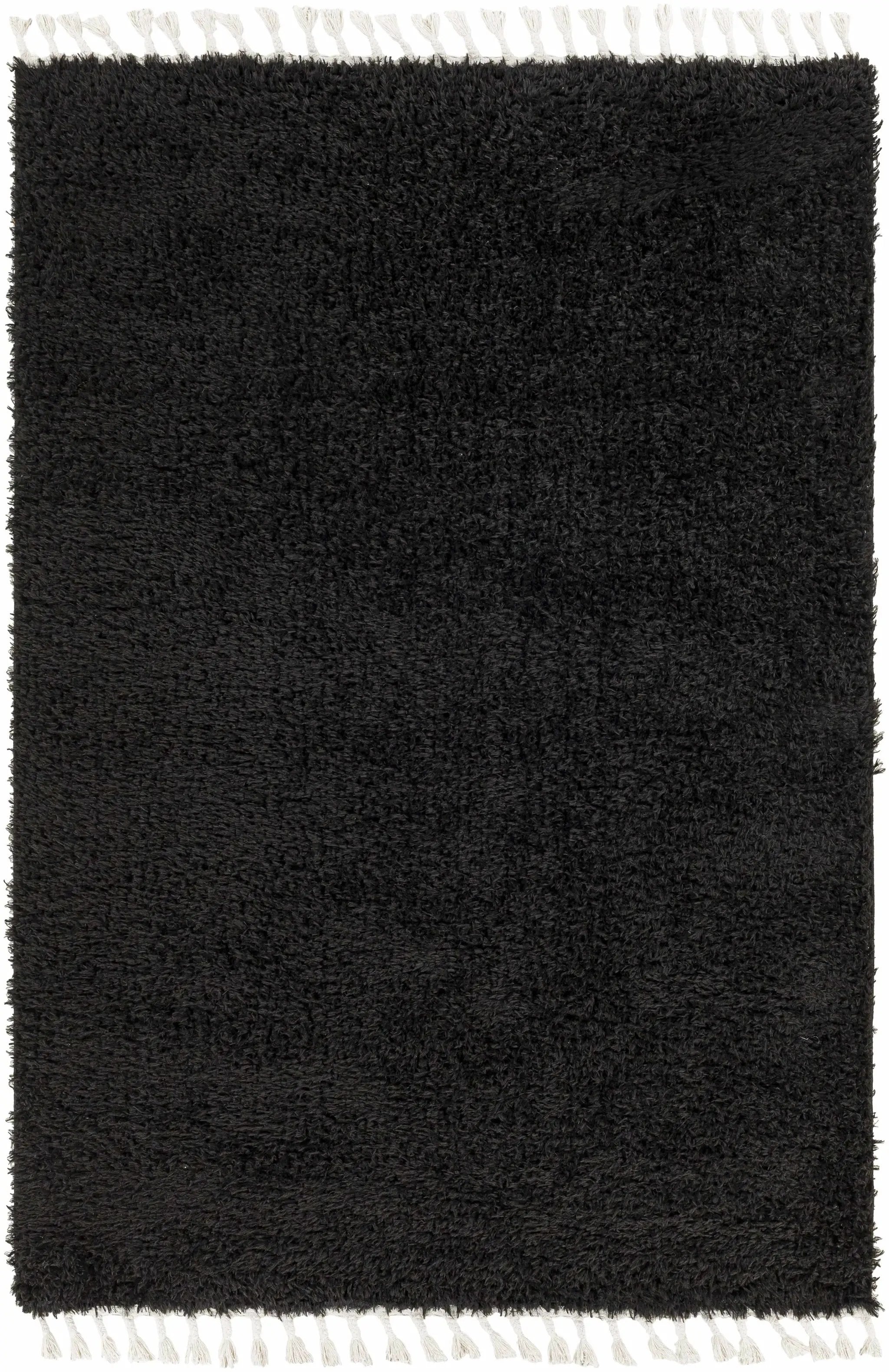 Mampurog Black Shag Rug - Clearance by Boutique Rugs