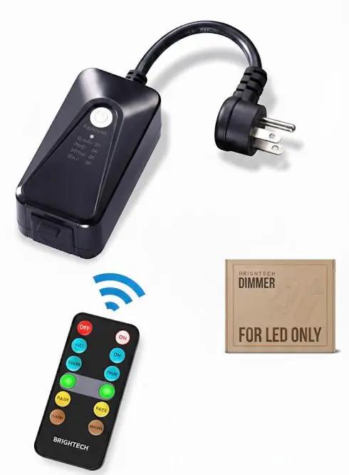 Dimmer with Remote for Our Ambience Pro LED String Lights - Commercial Grade Dimmer Rated at 150 Watts by Outdoor Solar Outlet