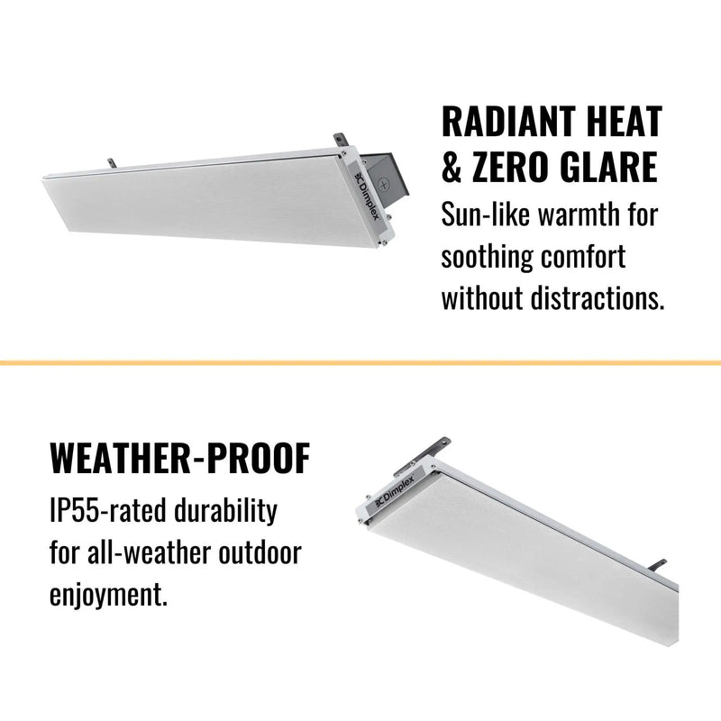 Dimplex DLW 70-Inch Noiseless Radiant Electric Heater For Outdoor And Indoor, 3200W [DLW3200W24] (SAK15698) by SAKSBY WHOLESALE