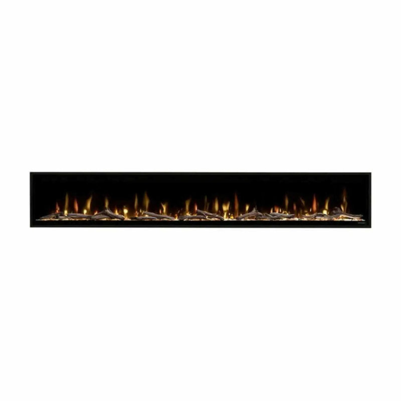 Dimplex Ignite Evolve Built-In Frosted Tumbled Glass Linear Electric Fireplace With Heat Boost System & Trim Kit (SAK59214) by SAKSBY WHOLESALE
