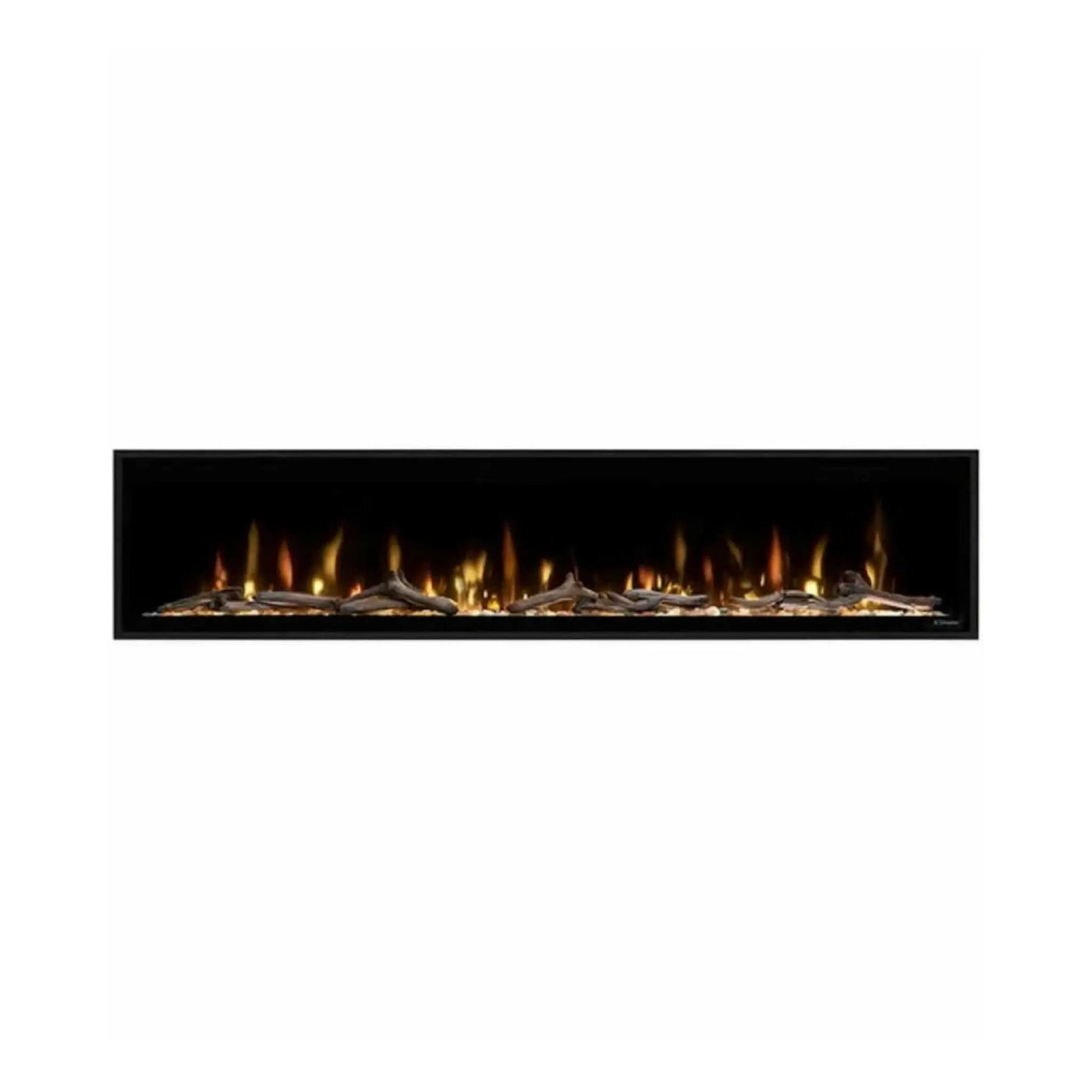 Dimplex Ignite Evolve Built-In Frosted Tumbled Glass Linear Electric Fireplace With Heat Boost System & Trim Kit (SAK59214) by SAKSBY WHOLESALE