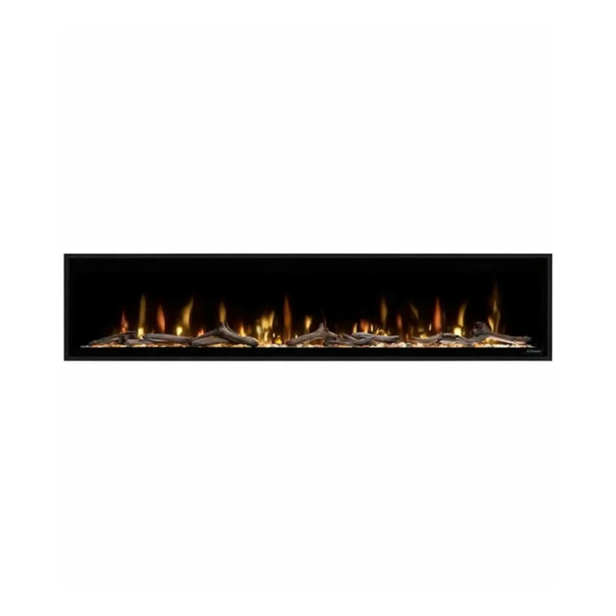 Dimplex Ignite Evolve Built-In Frosted Tumbled Glass Linear Electric Fireplace With Heat Boost System & Trim Kit (SAK59214) by SAKSBY WHOLESALE
