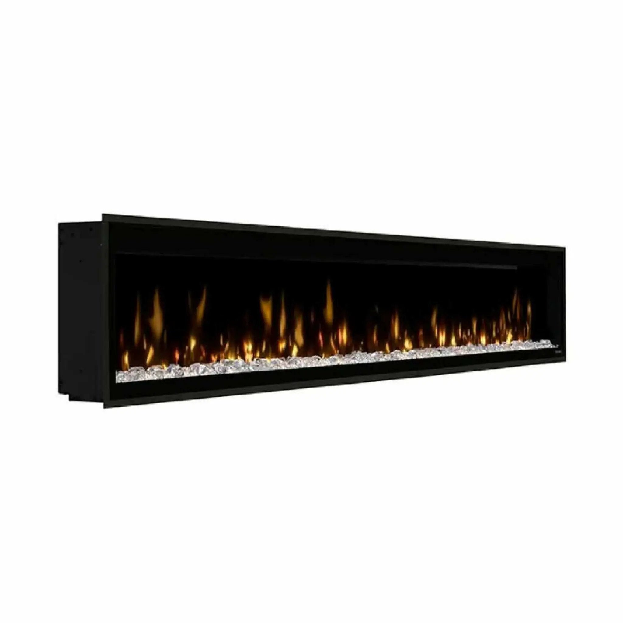 Dimplex Ignite Evolve Built-In Frosted Tumbled Glass Linear Electric Fireplace With Heat Boost System & Trim Kit (SAK59214) by SAKSBY WHOLESALE