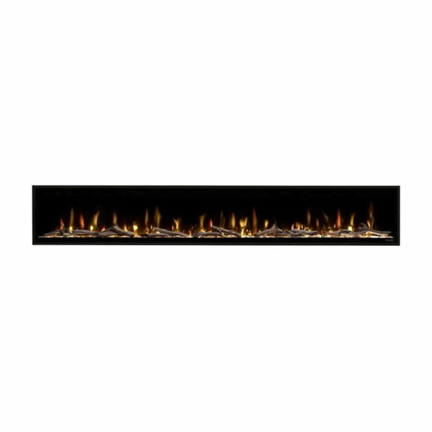 Dimplex Ignite Evolve Built-In Frosted Tumbled Glass Linear Electric Fireplace With Heat Boost System & Trim Kit (SAK59214) by SAKSBY WHOLESALE
