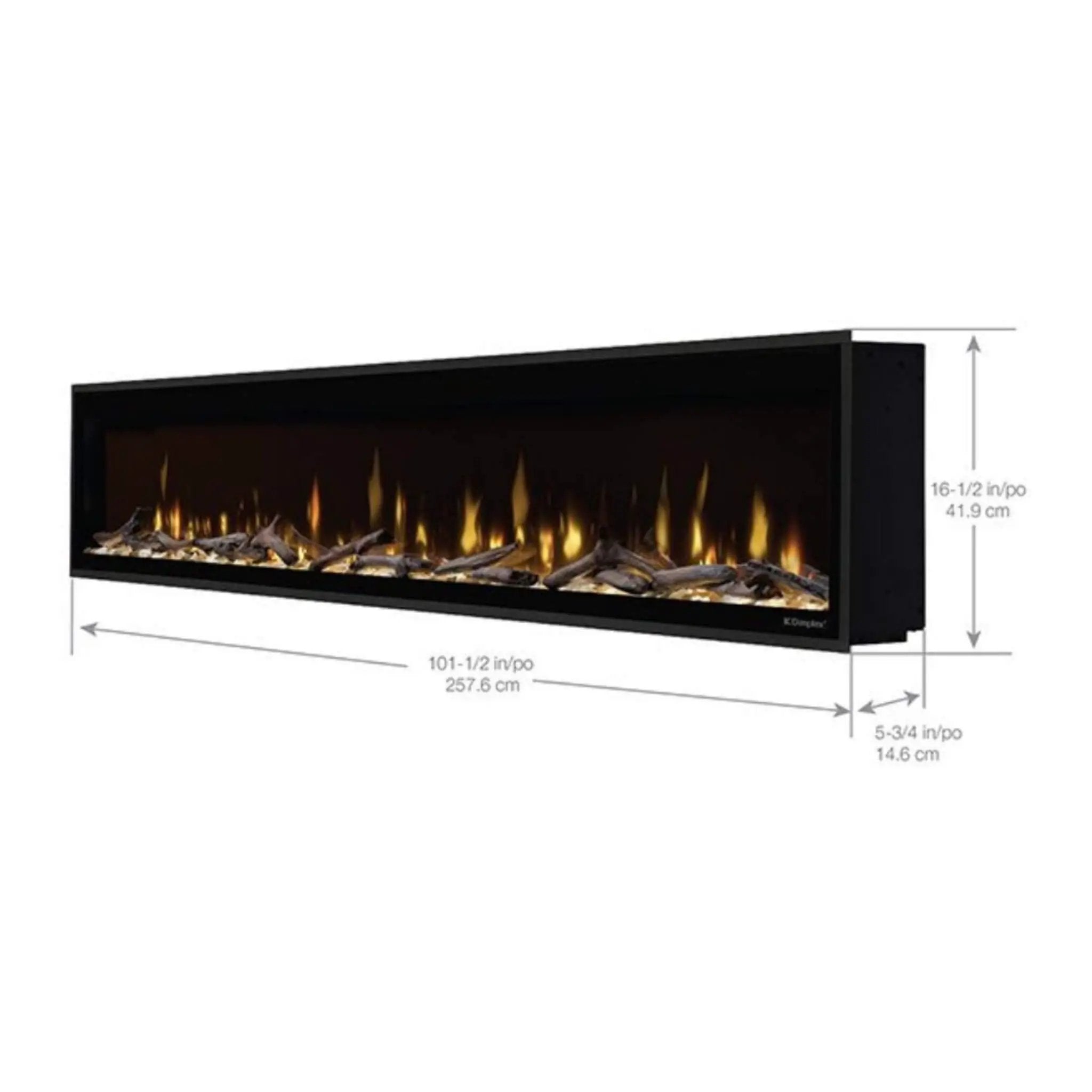 Dimplex Ignite Evolve 50-Inch Premium Built-In Linear Electric Fireplace With Trim Kit [500002573] (SAK34812) by SAKSBY WHOLESALE