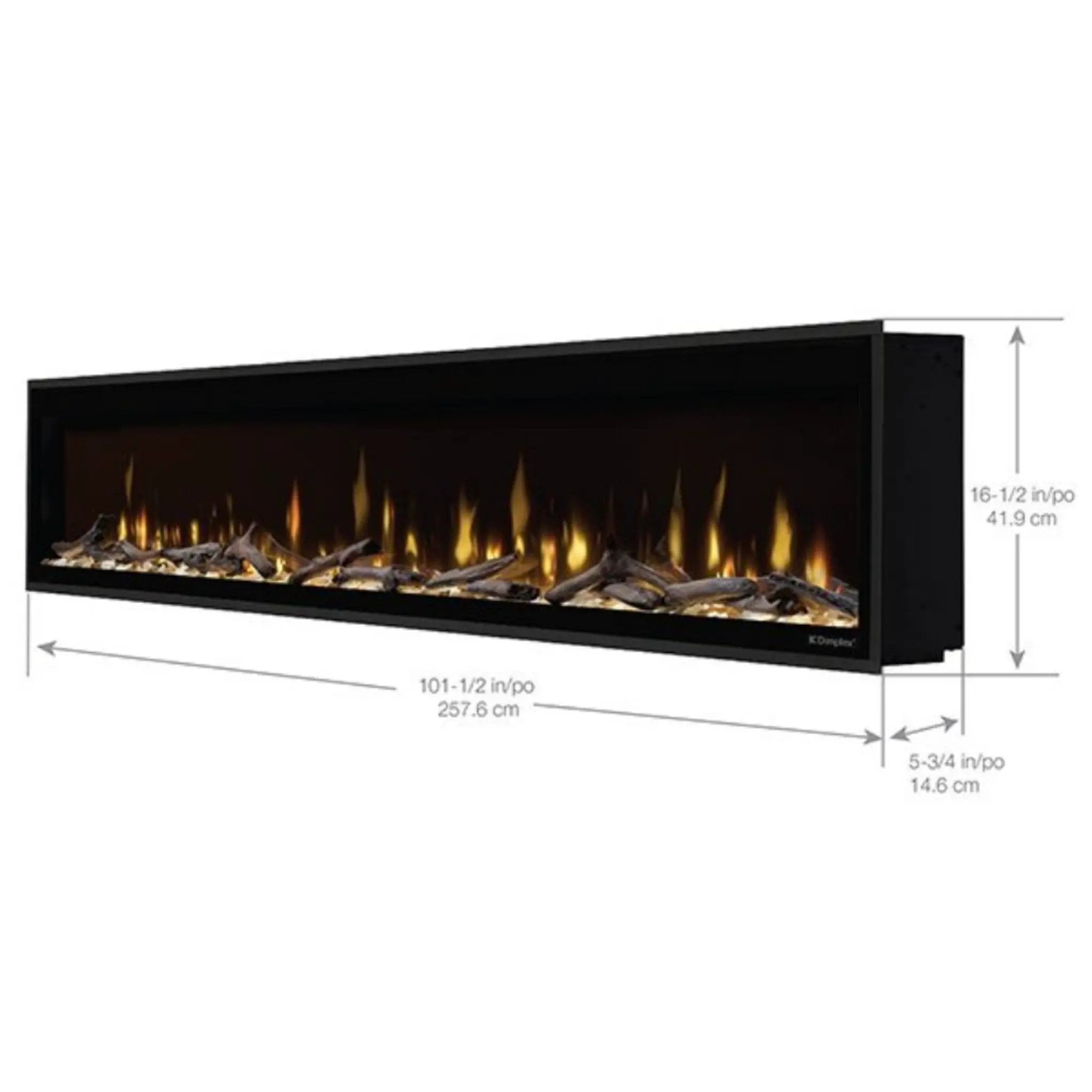 Dimplex Ignite Evolve 50-Inch Premium Built-In Linear Electric Fireplace With Trim Kit [500002573] (SAK34812) by SAKSBY WHOLESALE