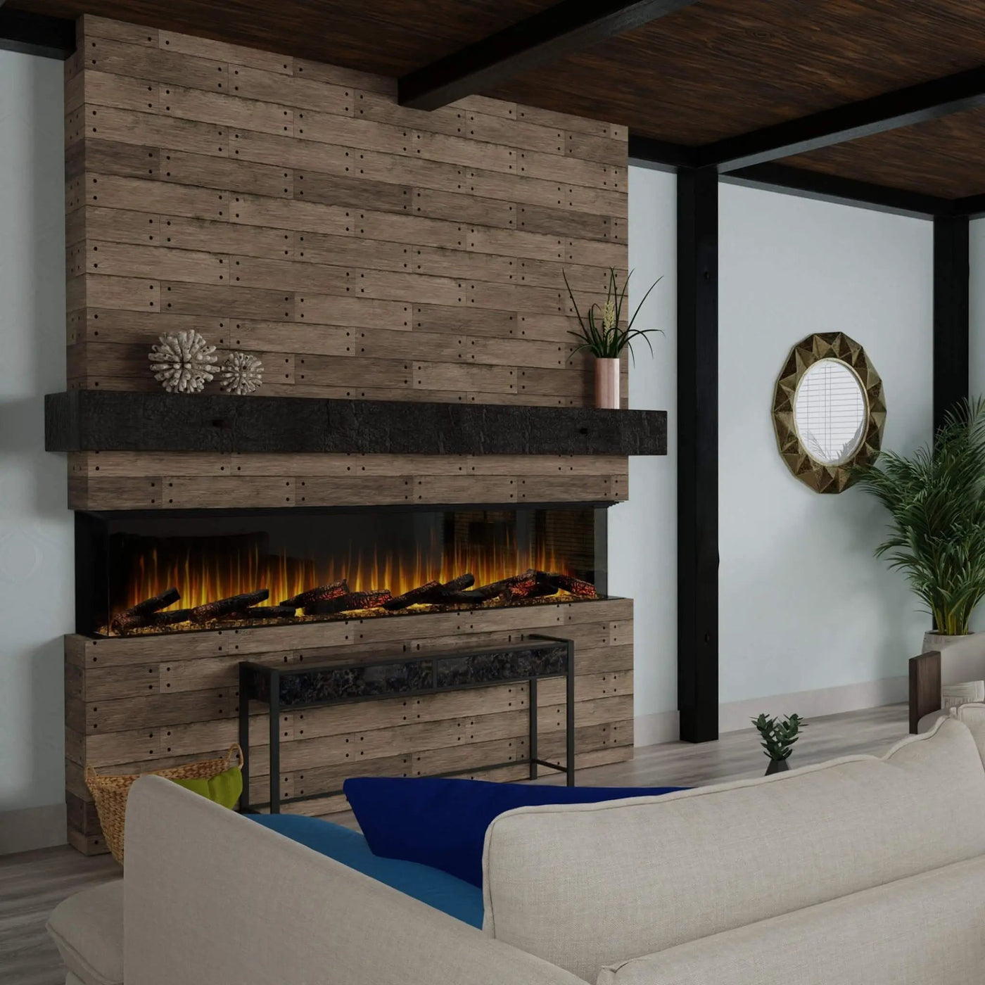 Dimplex Ignite Ultra Built-In Electric Fireplace With Multi Function Remote Control [ULT50/60/74/88] (SAK51854) by SAKSBY WHOLESALE