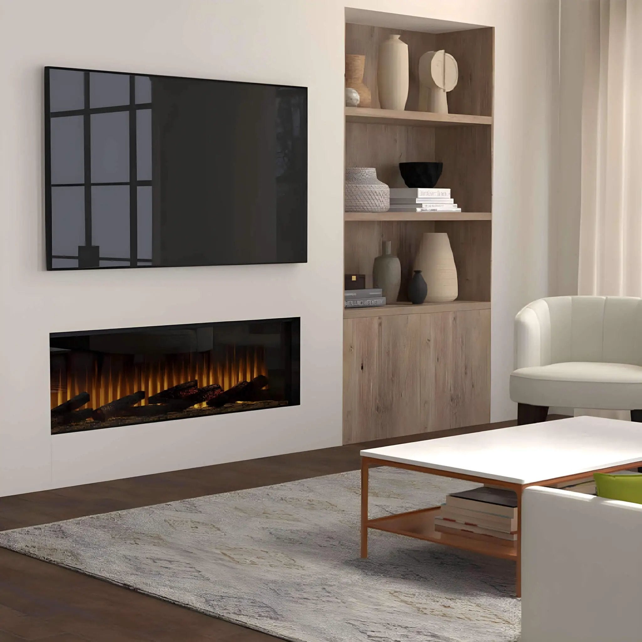 Dimplex Ignite Ultra Built-In Electric Fireplace With Multi Function Remote Control [ULT50/60/74/88] (SAK51854) by SAKSBY WHOLESALE