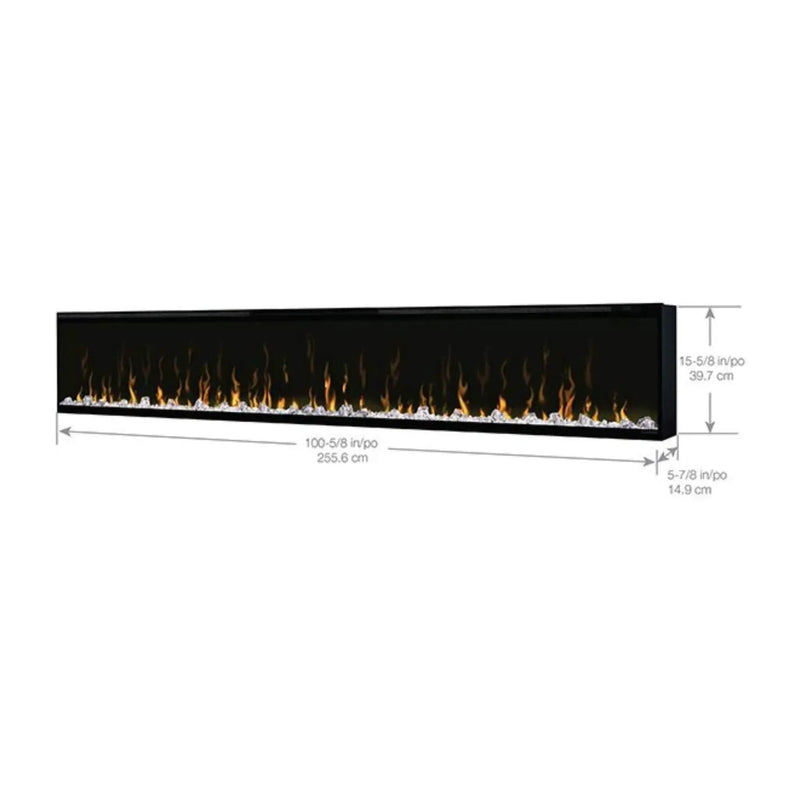 Dimplex IgniteXL 100-Inch Built-In Linear Electric Fireplace [XLF100] (SAK28479) by SAKSBY WHOLESALE