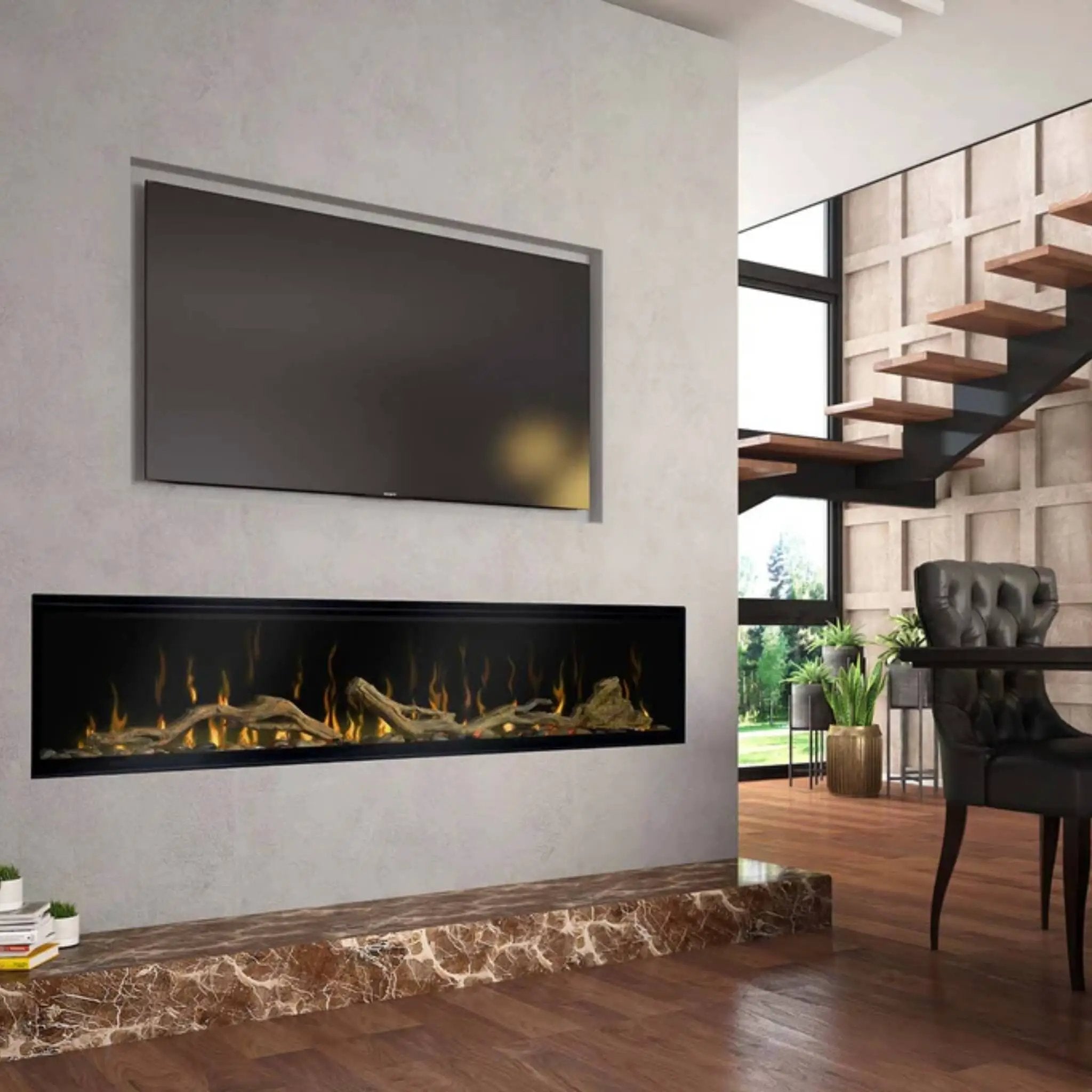 Dimplex IgniteXL 50-Inch Linear Fireplace Electric With Comfort Saver Heating System [XLF50] (SAK85290) by SAKSBY WHOLESALE