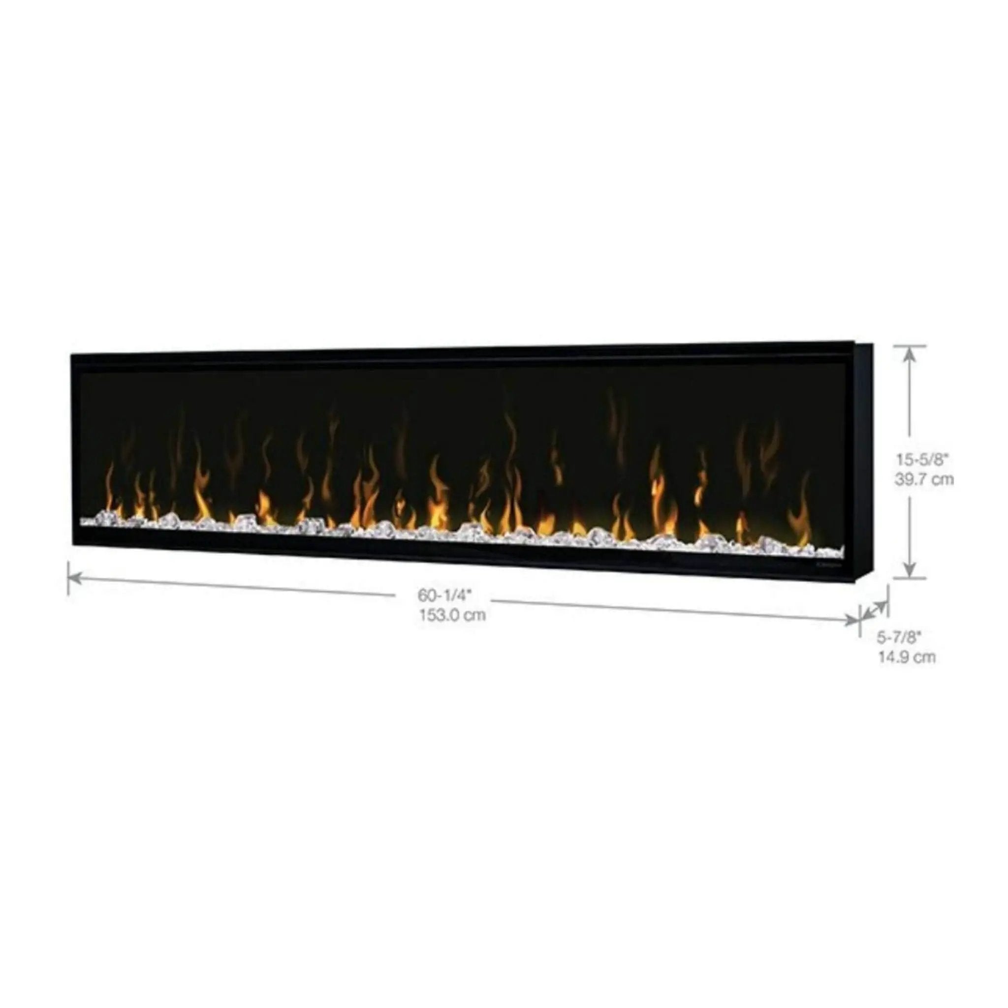Dimplex IgniteXL 60-Inch Linear Fireplace Electric W/ Heat Boost & Multi Function Remote [XLF60] (SAK78902) by SAKSBY WHOLESALE