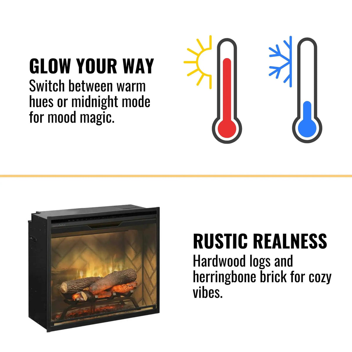 Dimplex Revillusion Built-In Electric Firebox W/ Weathered Concrete Line & Plug Kit [RBF30/42WC-FG] (SAK46891) by SAKSBY WHOLESALE
