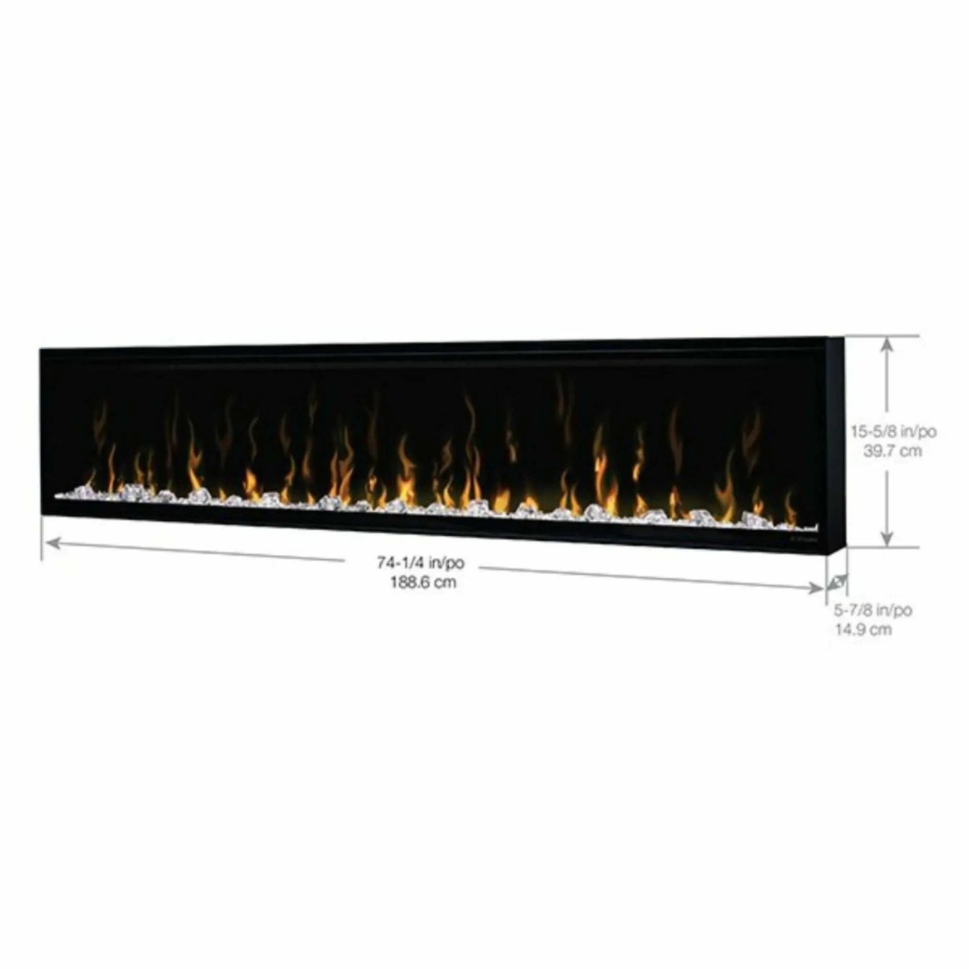 Dimplex IgniteXL Linear Fireplace Electric With Comfort Saver Heating System (SAK82596) by SAKSBY WHOLESALE