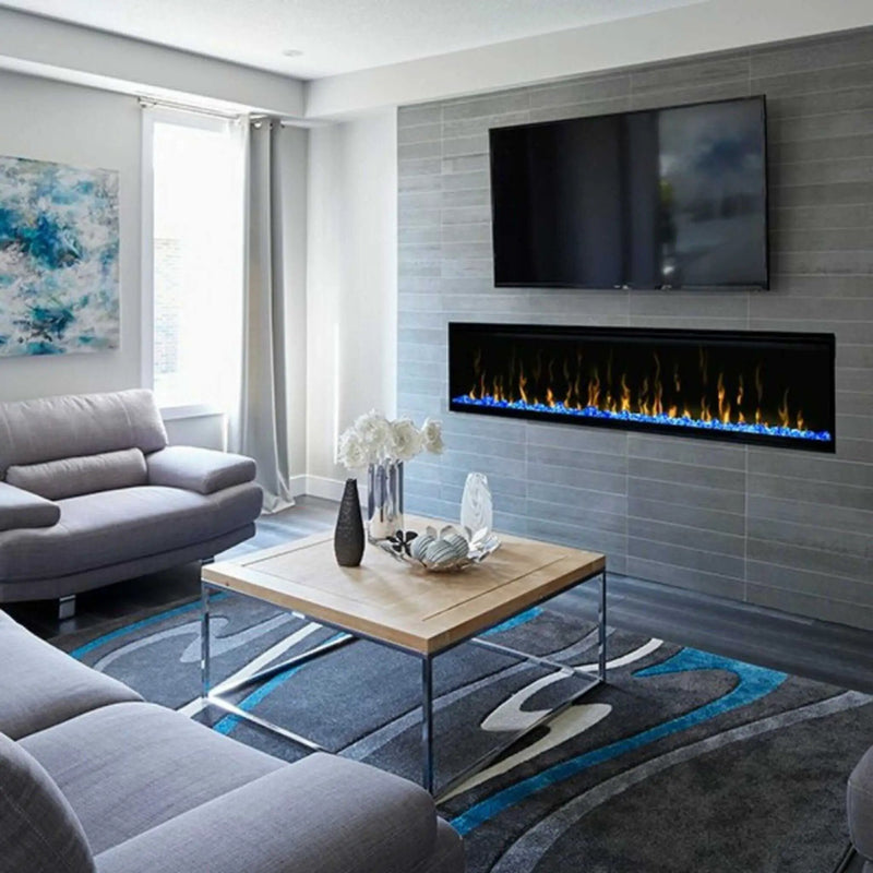Dimplex IgniteXL 74-Inch Premium Built-In Linear Electric Fireplace With Integrated Heater Fan [XLF74] (SAK14736) by SAKSBY WHOLESALE