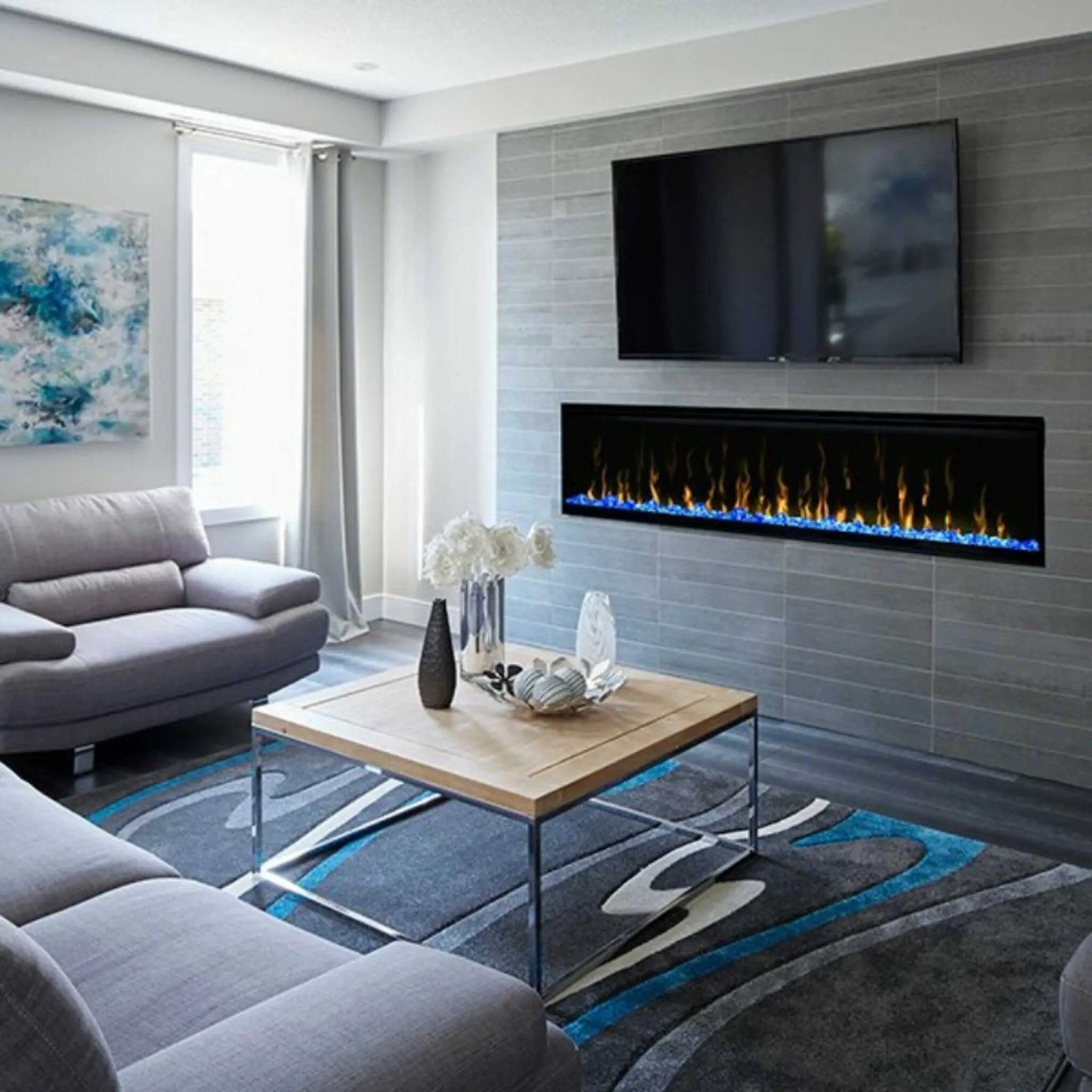 Dimplex IgniteXL Linear Fireplace Electric With Comfort Saver Heating System (SAK82596) by SAKSBY WHOLESALE