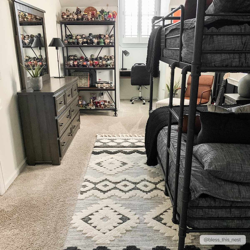 Dinganen High/Low Pile Area Rug - Clearance by Boutique Rugs