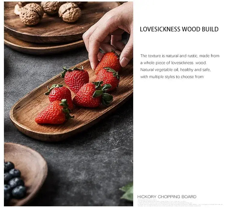 Dinner Plate - Handmade Wood Round by House Of Avana