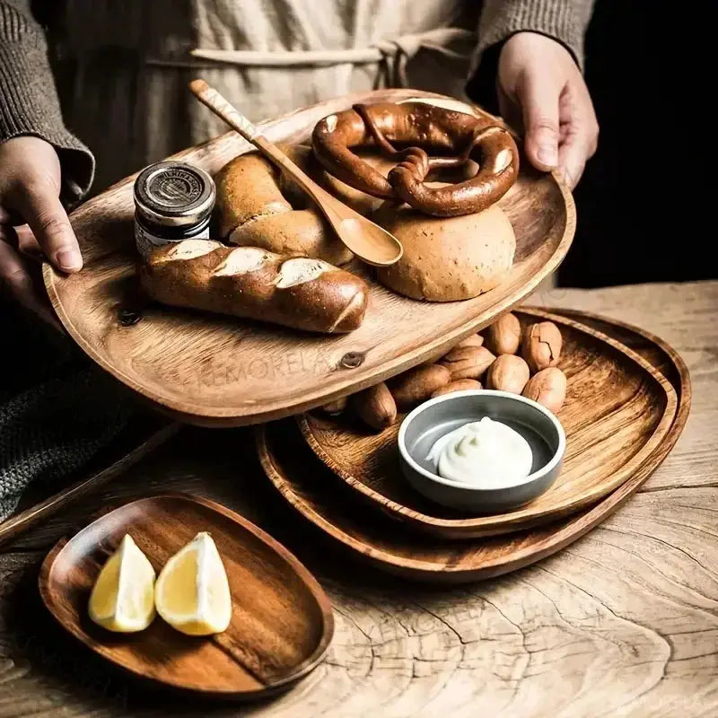 Dinner Plate - Handmade Wood Round by House Of Avana